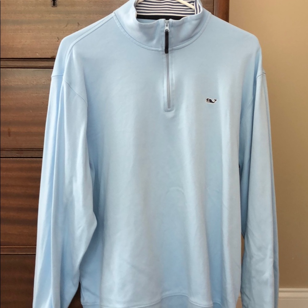Carolina blue 1/4 zip